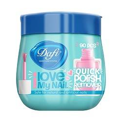 دستمال مرطوب لاک پاک کن قوطی دافی